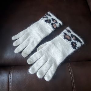 Coach angora gloves EUC